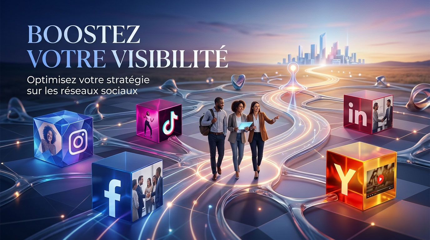 present sur les reseaux